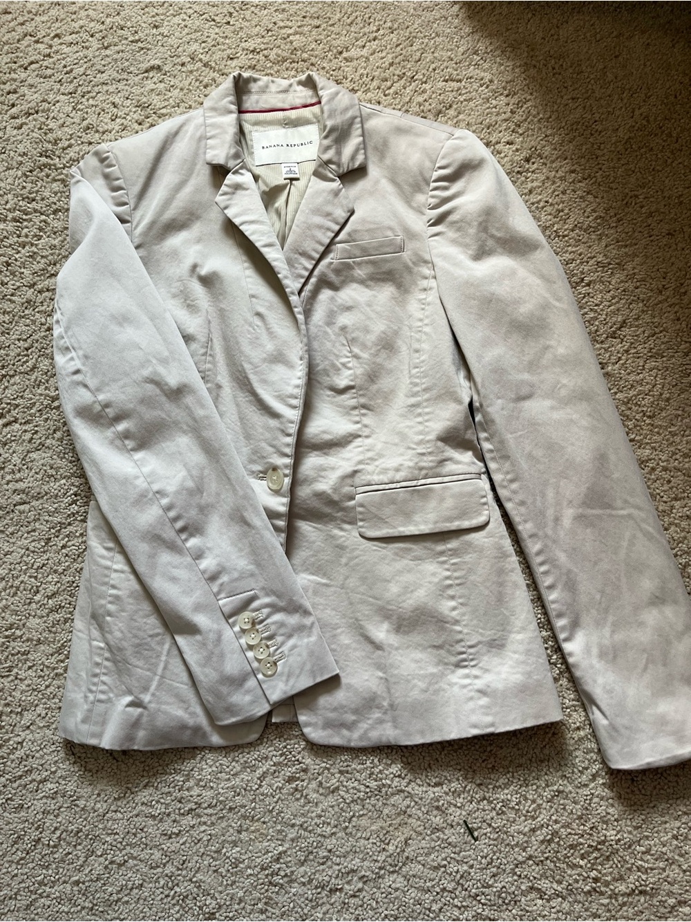 Banana Republic Light Beige/Taupe Men's Blazer